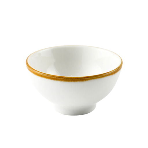 [08-080D1] Porceletta Ivory Mocha Porcelain Small Footed Bowl 8 cm
