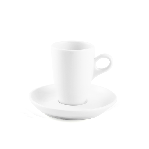 [08-094] Porceletta Ivory Porcelain Stylish Coffee & Tea Cup & Saucer 250 ml