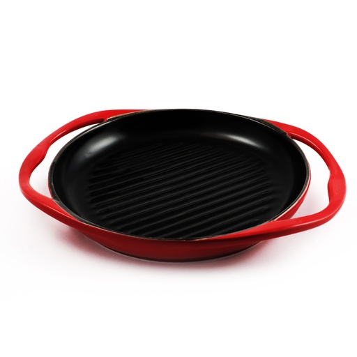 [08-1524] طبق خبز دائري من البورسليتا  مع مقبض