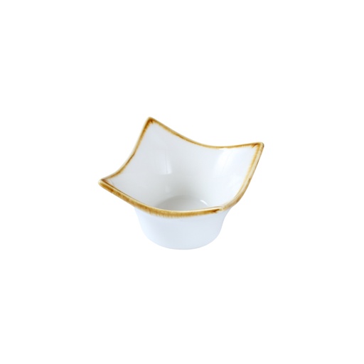 [08-1576D1] Porceletta Ivory Mocha Miniature Bowl