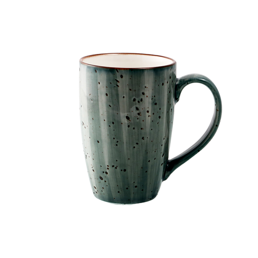 [08-158DG] Porceletta Green Color Glazed Porcelain Tea/Coffee Mug