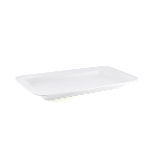 [08-167] Porceletta Ivory Porcelain Rectangular Buffet Plate 40 cm / 16"