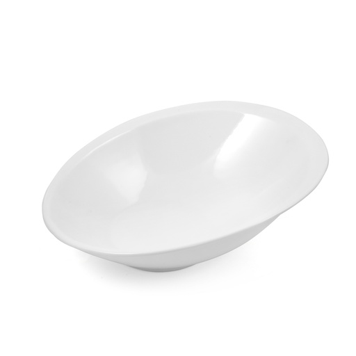 [08-168] Porceletta Ivory Porcelain Buffet Slide Bowl 15"