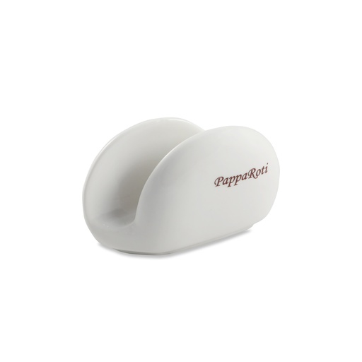 [08-206] Porceletta Ivory Porcelain Napkin Holder Two Logo