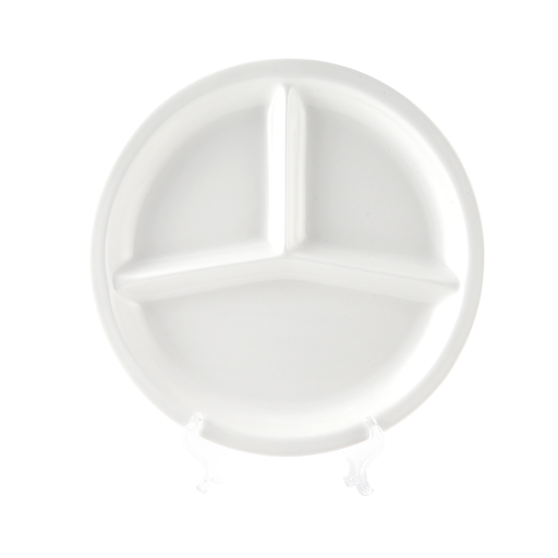 [08-207] طبق فاصل من البورسليتا  من البورسلين مقاس 9.5 بوصة